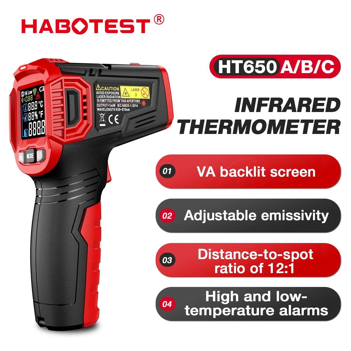 Soap Making Thermometer - HABOTEST HT650A,HT650B,HT650C Series Digital Infrared Laser
