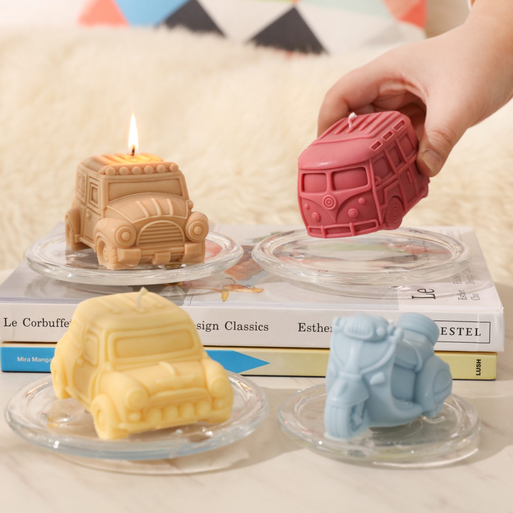Soap Making Things - Nicole Vintage Retro Mini Car Candle
