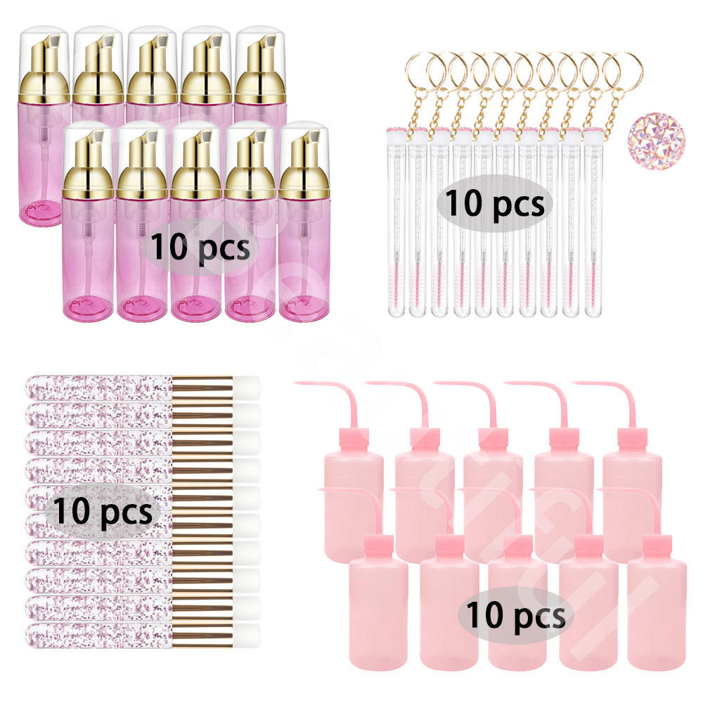 Soap Making Tools - 40Pcs/Set Grafting Eyelash Cleaning Set 60ML