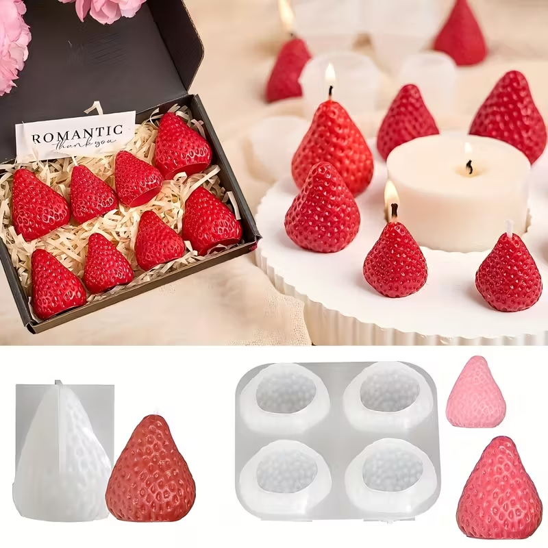 Strawberry Silicone Candle Mol – Soap Making Guide For Beginners Bewertung und Preis