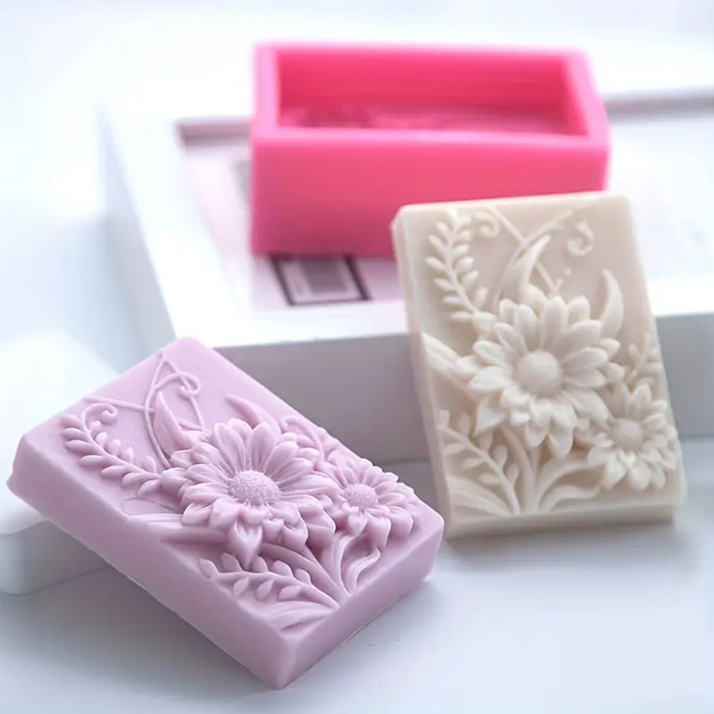 3D Flower Square Soap Silicone – Soap Making Things Bewertung und Preis