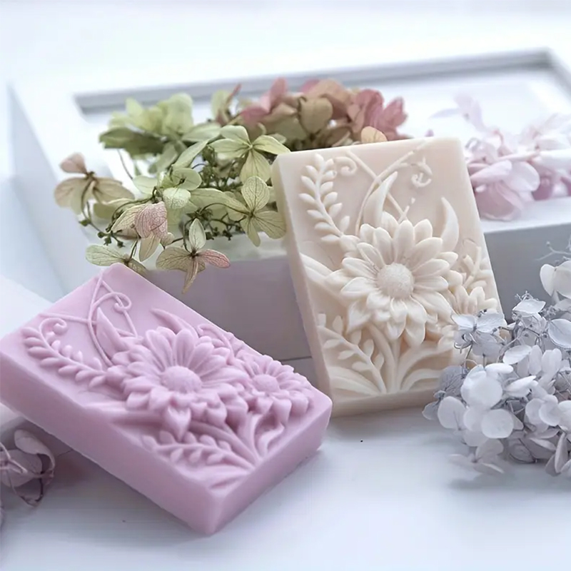 3D Flower Square Soap Silicone – Soap Making Things Bewertung und Preis