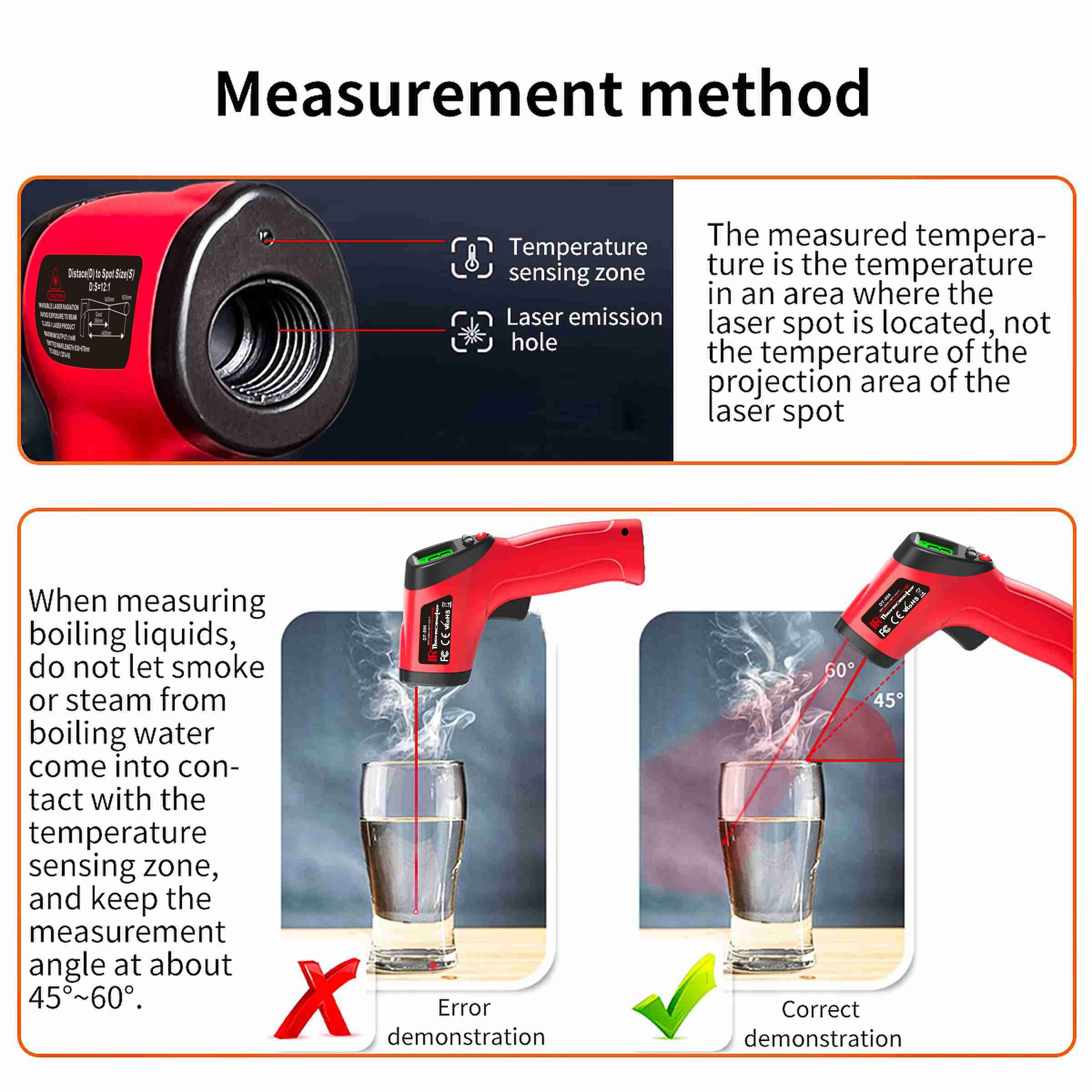 Infrared Thermometer Gun  -50~ – Soap Making Thermometer Bewertung und Preis