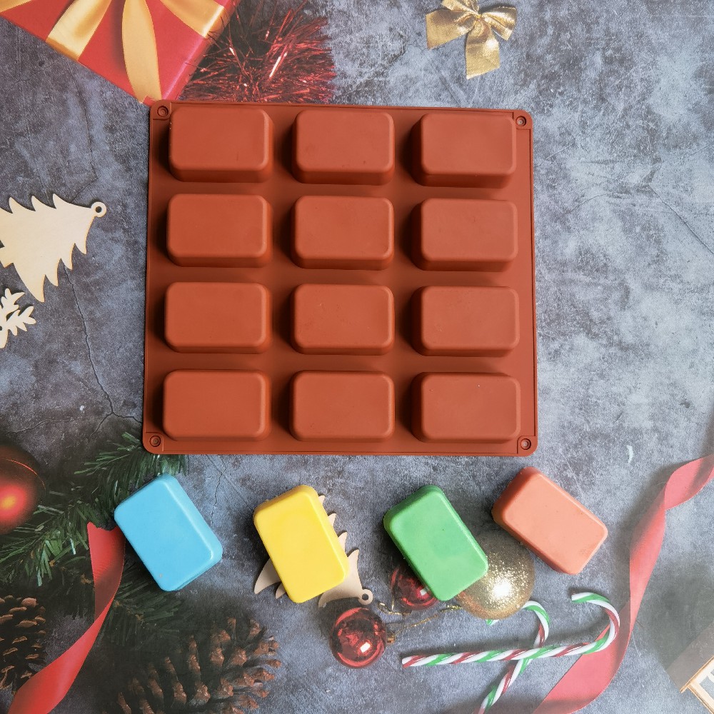 12 Cavity Square Silicone Soap – Soap Making Things Bewertung und Preis