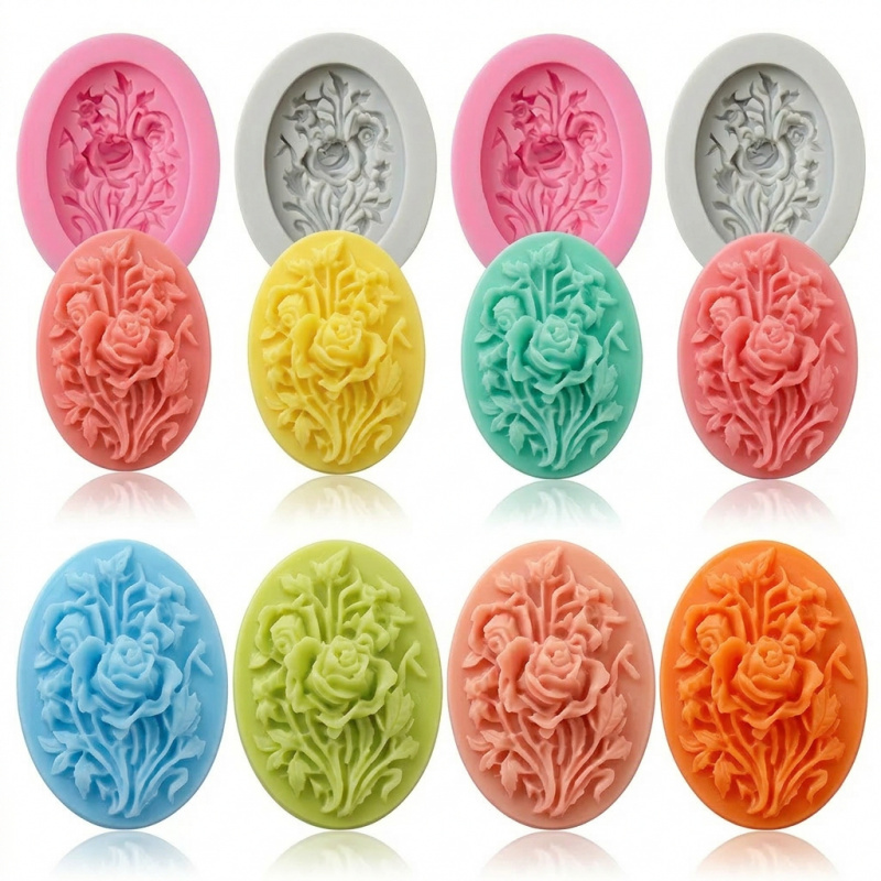 4 Silicone mold with flower sh – Soap Making Guide For Beginners Bewertung und Preis