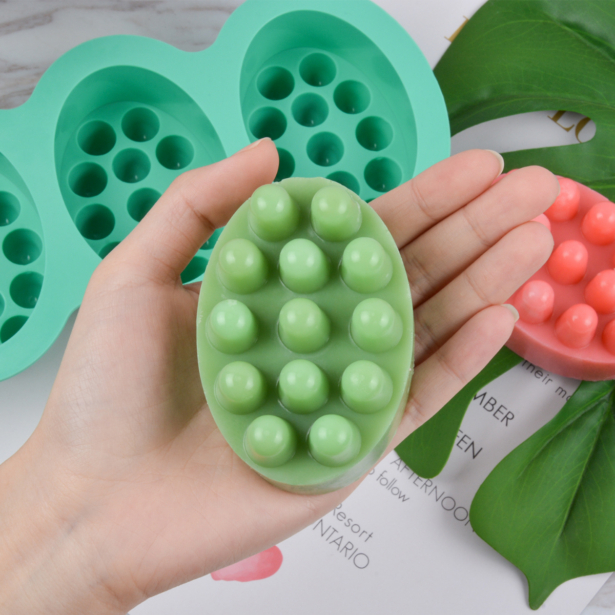 4 Hole Oval Massage Soap Silic – Soap Making Guide For Beginners Bewertung und Preis